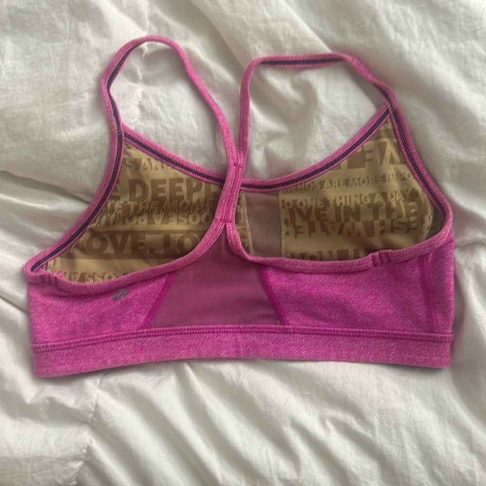 Lululemon Flow Y bra size 4